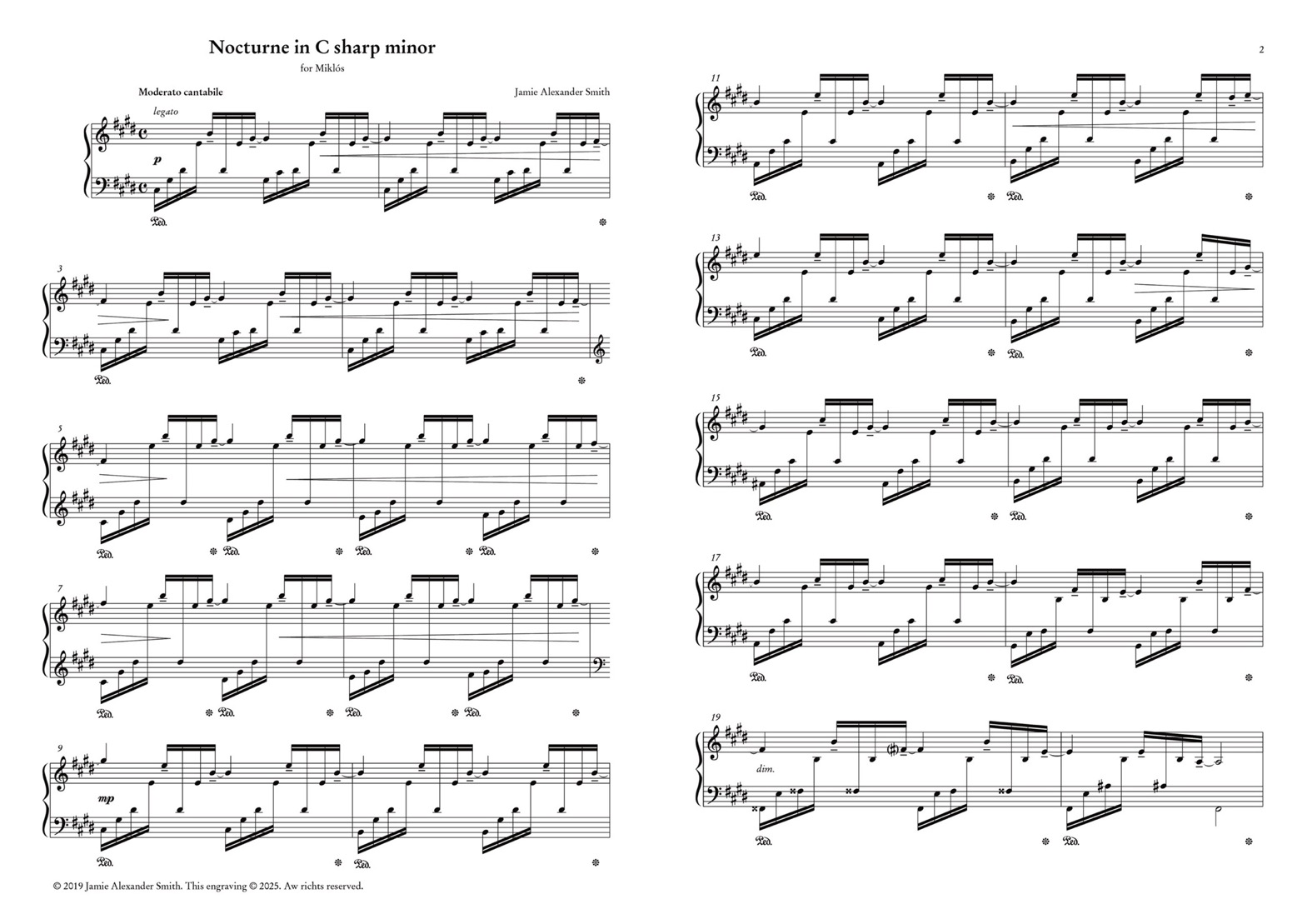 Thumbnail of the chart for ‘The Lang-Leggit Lurcher’ by Jamie Alexander Smith